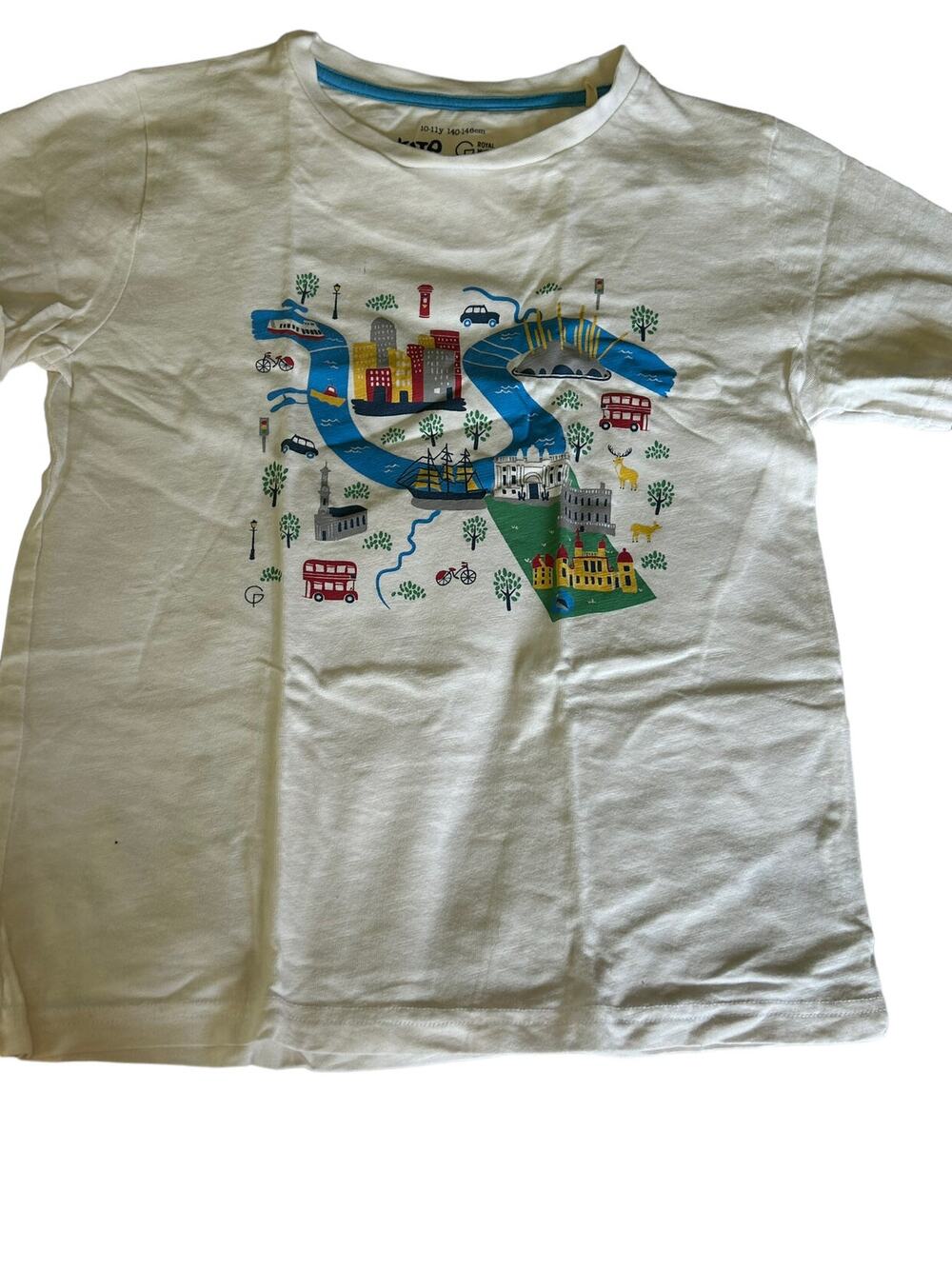 Kite Royal Museums Greenwich White Shirt size 10